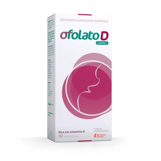 Imagem de Metilfolato + Vitamina D 2000UI Ofolato para Gestantes 90 comprimidos