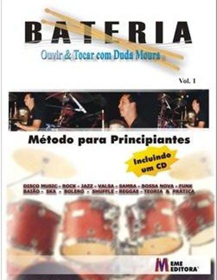 Imagem de Metodo bateria 01 - eme com cd duda moura