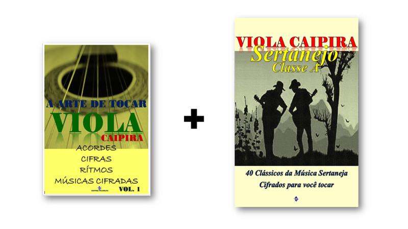 Imagem de Método De Viola Caipira Iniciantes + Clássicos Sertanejo 40 Músicas Cifradas