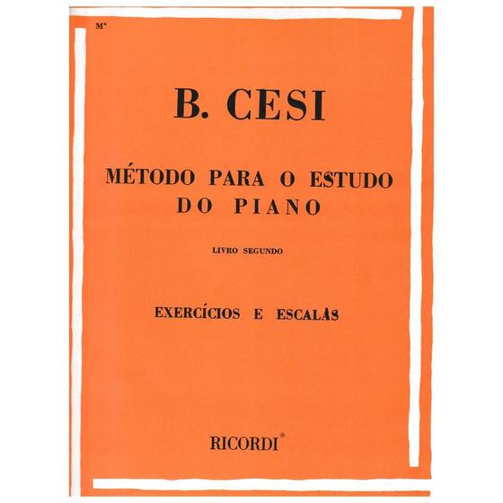 Imagem de Método para o estudo do piano volume 02 - b. cesi (exercícios e escalas)