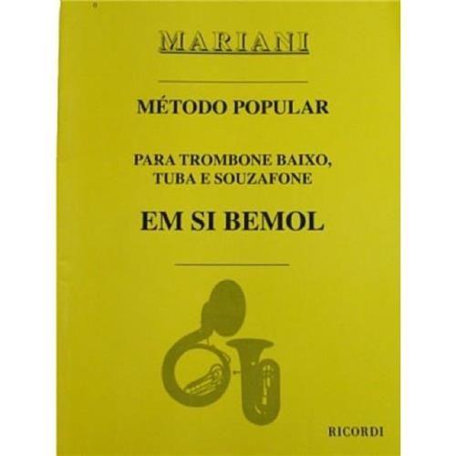 Imagem de Método para Tuba, Trombone Baixo, Souzafone em Si Bemol - MARIANI