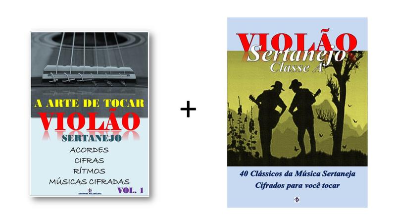 Imagem de Método Violão Sertanejo + Clássicos Sertanejo 40 Músicas Cifradas