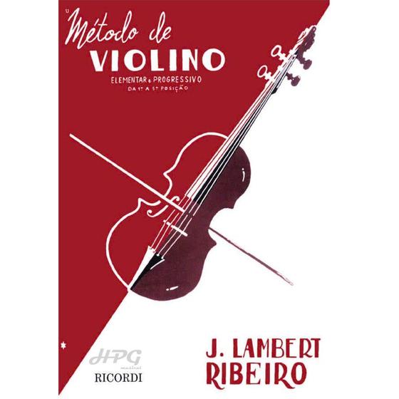 Imagem de Método Violino J Lambert Ribeiro - RICORDI