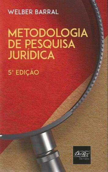 Imagem de METODOLOGIA DE PESQUISA JURíDICA - DEL REY