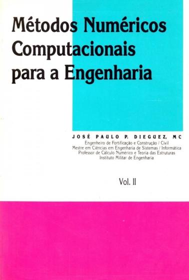 Imagem de Métodos Numéricos Computacionais Para A Engenharia Vol.II - Âmbito Cultural (Zamboni)