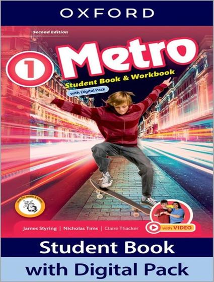 Imagem de Metro 1 sb/wb with digital pk - 2nd ed - OXFORD UNIVERSITY