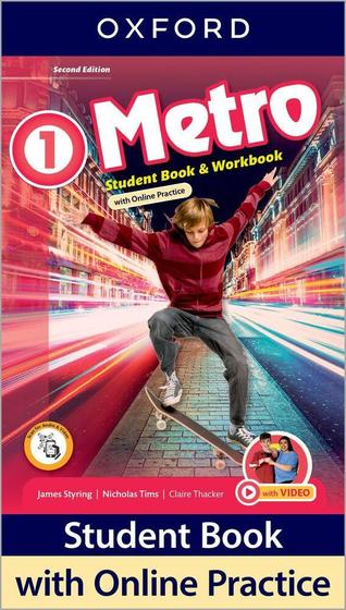Imagem de Metro 1 - Student's Book With Online Practice - Second Edition -  