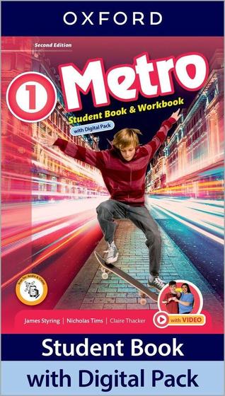 Imagem de Metro 1 - Student's Book With Workbook Pack - Second Edition