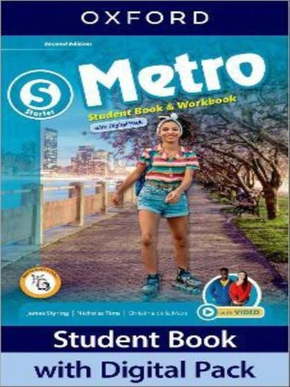 Imagem de Metro starter - student's book and workbook with digital - second editon