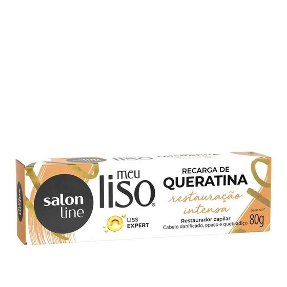 Imagem de Meu Liso Recarga Queratina  Salon Line 80g