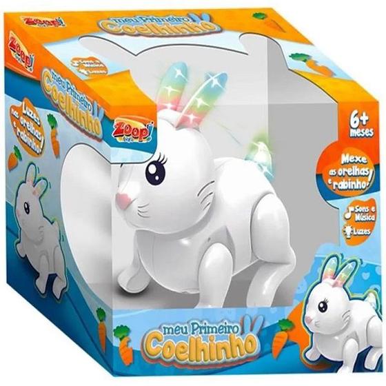 Imagem de Meu Primeiro Coelhinho com SONS e Luzes Zoop TOYS ZP00977