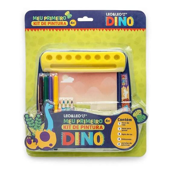 Imagem de Meu Primeiro Kit de Pintura Dino Leo&Leo