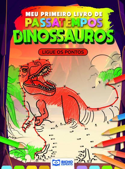 Imagem de Meu Primeiro Livro Passatempos Dinossauro - Ligue os Pontos   - Bicho Esperto