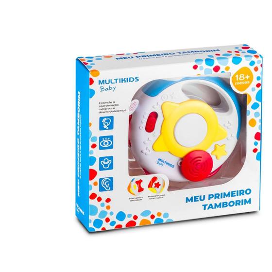 Imagem de Meu Primeiro Tamborim Efeito de Luz e Som Multikids Baby - BR1247