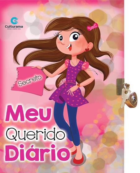 Imagem de Meu Querido Diário Culturama Livro Infantil Segredo Feminino