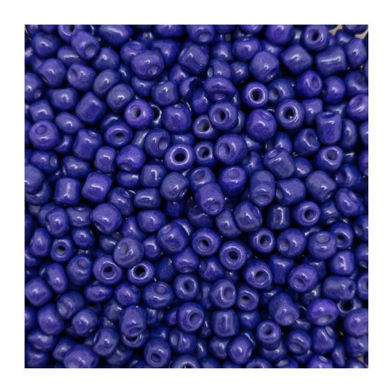 Imagem de Miçanga 6/0 Passante Perolado Vidrilho Roxo 4mm 1500pçs 150g