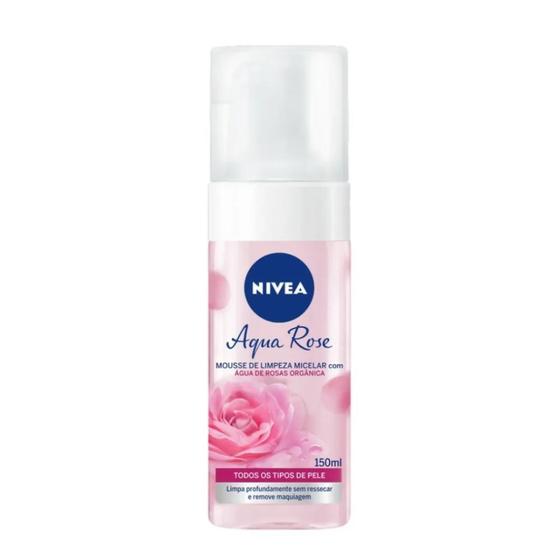 Imagem de Micellar Facial Cleansing Mousse 150ml Nivea Aqua Rose