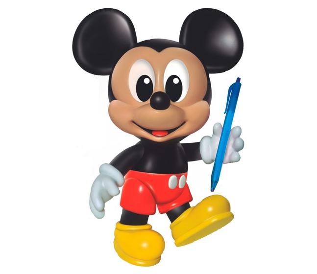 Imagem de Mickey Mouse  30 Cms  Bonecos De Vinil Atóxico  Lider