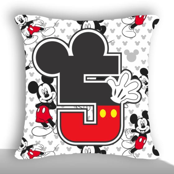 Imagem de Mickey mouse disney alfabeto e numeros capa de almofada 42cm