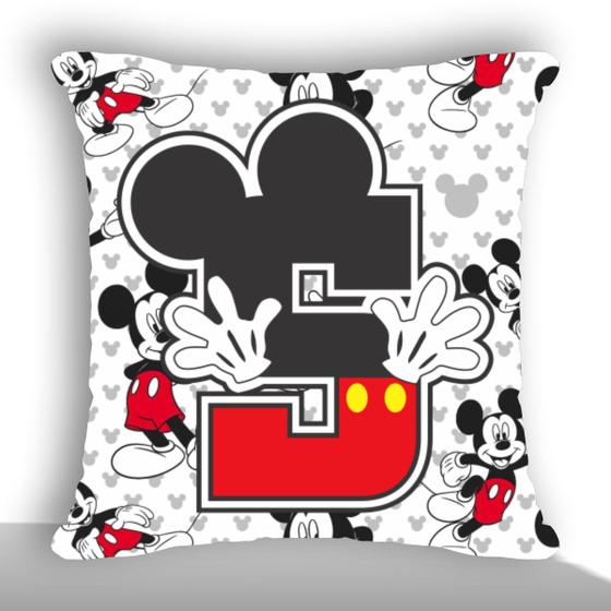 Imagem de Mickey mouse disney alfabeto e numeros capa de almofada 42cm