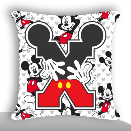 Imagem de Mickey mouse disney alfabeto e numeros capa de almofada 42cm