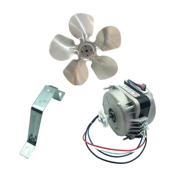 Imagem de Micro Motor Ventilador 1/25 Hélice Alumínio Freezer Balcão