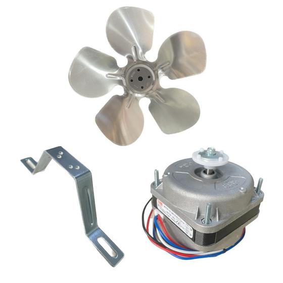 Imagem de Micro Motor Ventilador 1/40 Hélice Alumínio Freezer Balcão