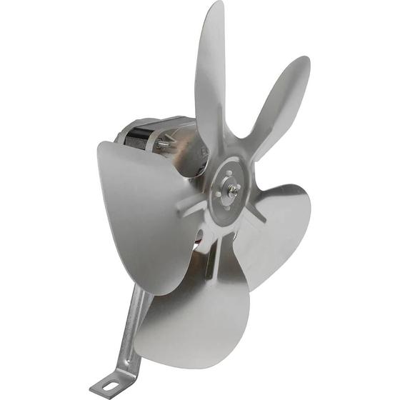 Imagem de Micro Motor Ventilador Exaustor 1/25 EOS com Hélice de Alumínio e Suporte Bivolt