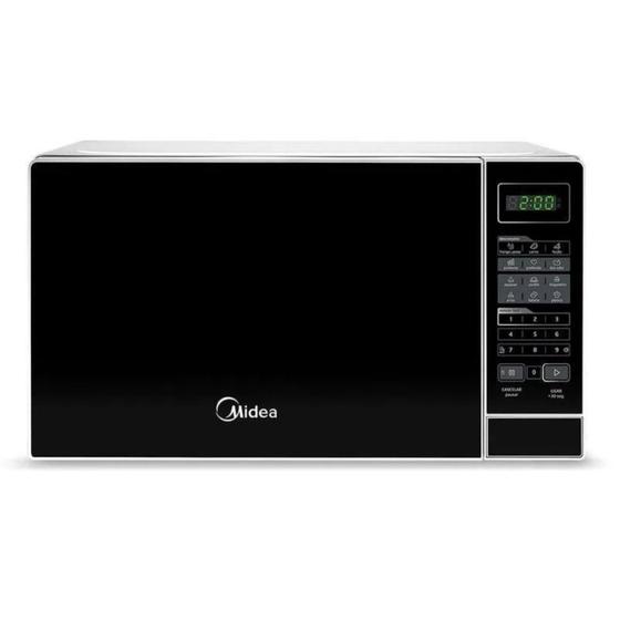 Imagem de Micro-Ondas 20L Branco Porta Preta Minuto Fácil Midea - 220V