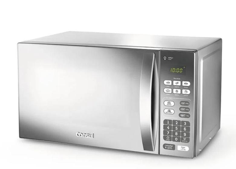 Imagem de Micro-ondas 20L Função Descongelar 220v Espelhado Inox Consul