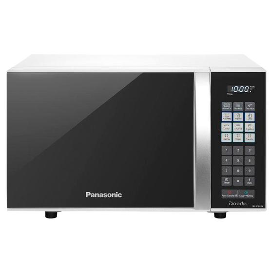 Imagem de Micro-ondas 21L Panasonic Dia a Dia ST27 Branco com Espelhado 110V