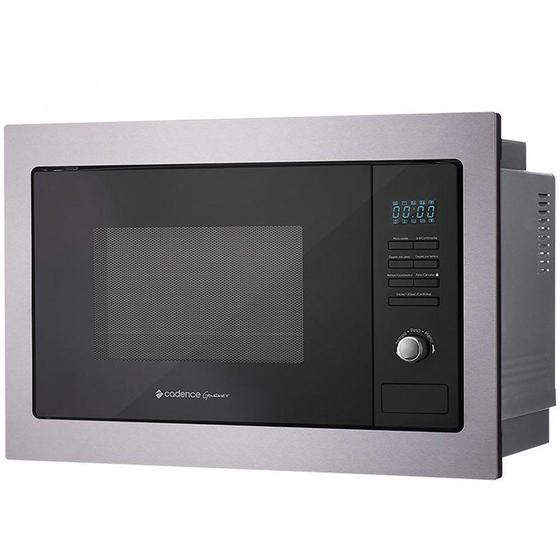 Imagem de Micro-ondas 25 litros Cadence de Embutir Gourmet MIC300 Inox e Preto 110V