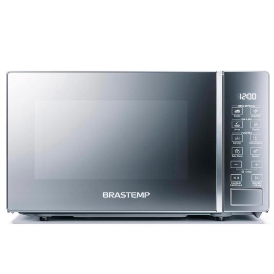 Micro-ondas Brastemp 20 Litros Cor Inox com Funções Pré-Preparo - BMS20AR Menor preço em Micro-ondas Brastemp 20 Litros Cor Inox com Funções Pré-Preparo - BMS20AR