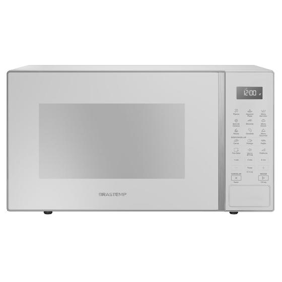 Imagem de Micro-ondas Brastemp 32 Litros Branco com Menu Gourmet - BMS46AB