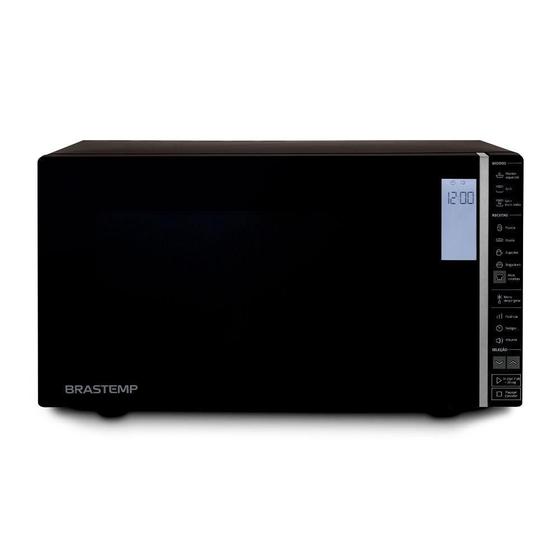 Imagem de Micro-Ondas Brastemp 32 Litros com Grill e Painel Integrado Preto BMG45AE 220V