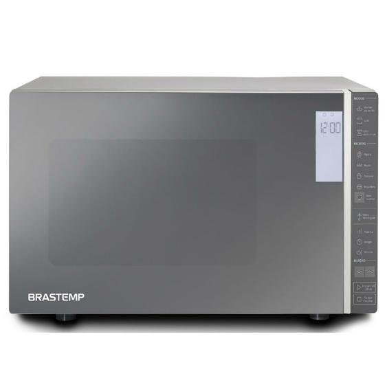 Imagem de Micro-ondas Brastemp 32 Litros cor Inox Espelhado com Grill e Painel Integrado - BMG45AR