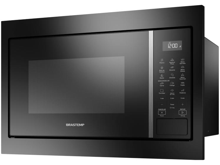 Micro-ondas Brastemp 32L de Embutir Preto Menor preço em Micro-ondas Brastemp 32L de Embutir Preto