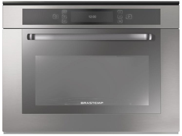 Micro-ondas Brastemp 40L Inox de Embutir com Grill BMO40 Menor preço em Micro-ondas Brastemp 40L Inox de Embutir com Grill BMO40