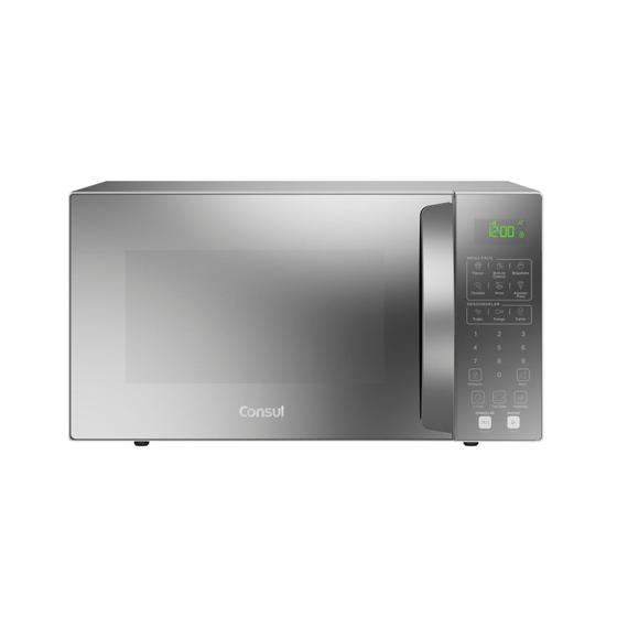 Micro-ondas Consul 32 Litros cor cinza espelhado com Menu Fácil - CMS46AR Menor preço em Micro-ondas Consul 32 Litros cor cinza espelhado com Menu Fácil - CMS46AR