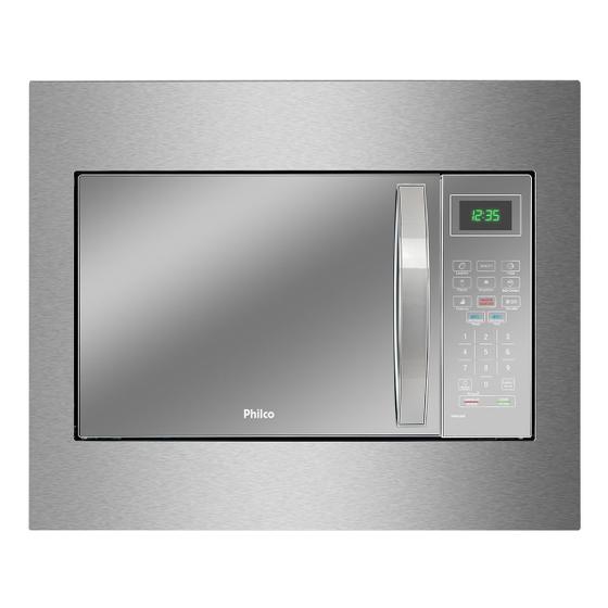 Imagem de Micro-Ondas de Embutir 28L Philco Limpa Fácil 1400W PMB28EB