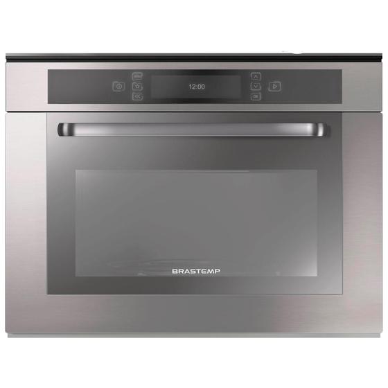 Imagem de Micro-ondas de Embutir Brastemp com 40 Litros de Capacidade e Grill Inox - BMO40AR
