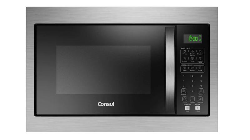 Micro-ondas de Embutir Consul 32L Menu Fácil e Design Moderno Inox/Preto 220V Capacidade Total Acima de 30 litros Menor preço em Micro-ondas de Embutir Consul 32L Menu Fácil e Design Moderno Inox/Preto 220V Capacidade Total Acima de 30 litros
