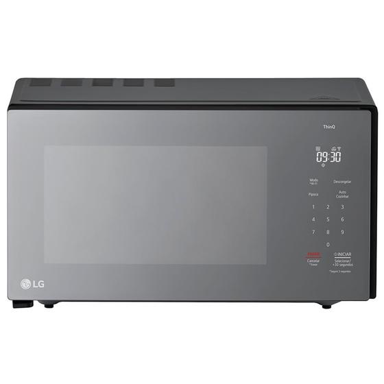 Imagem de Micro-ondas de Mesa LG Neochef Grill 30 Litros Espelhado WIFI Scan To Cook - MG3097NR