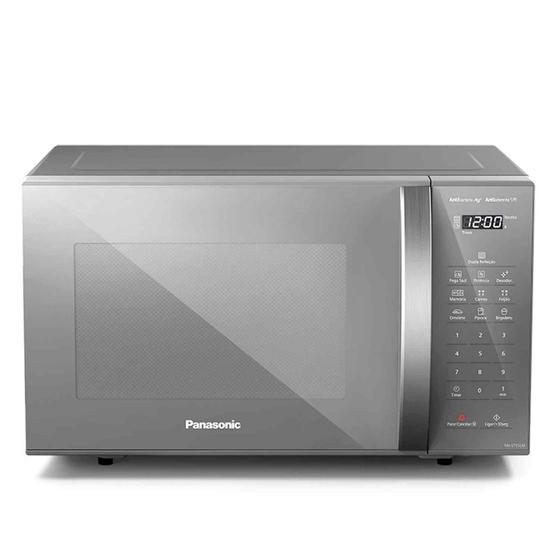 Imagem de Micro-ondas de Mesa Panasonic com 27 Litros de Capacidade Prata - NN-ST55LMRUN