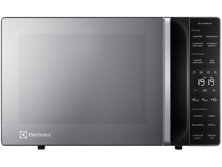 Micro-ondas Electrolux 23L Prata Efficient ME23S Imagem de Micro-ondas Electrolux 23L Prata Efficient ME23S