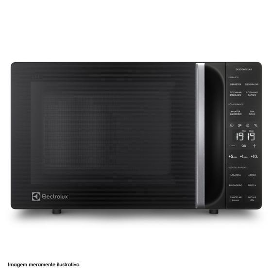 Imagem de Micro-ondas Electrolux 23L Preto Efficient com Descongelamento Assistido (ME23P)