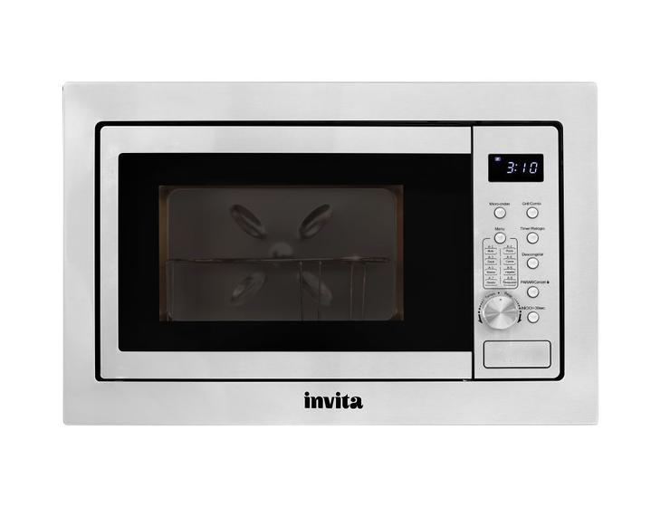 Micro-ondas 25 Litros Com Grill - Prata - Invita - Fmc-25-xx-2xba - 220v