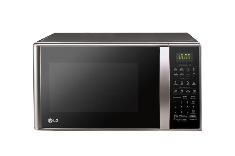 Imagem de Micro-ondas LG 30 litros Prata Limpa Fácil (MS3043BRA)