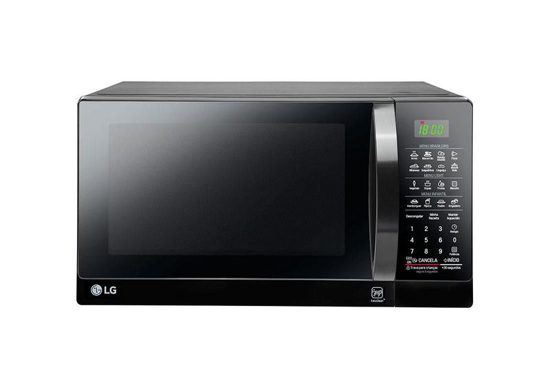 Imagem de Micro-ondas LG 30 Litros Preto com Revestimento EasyClean MS3097AR  220 Volts