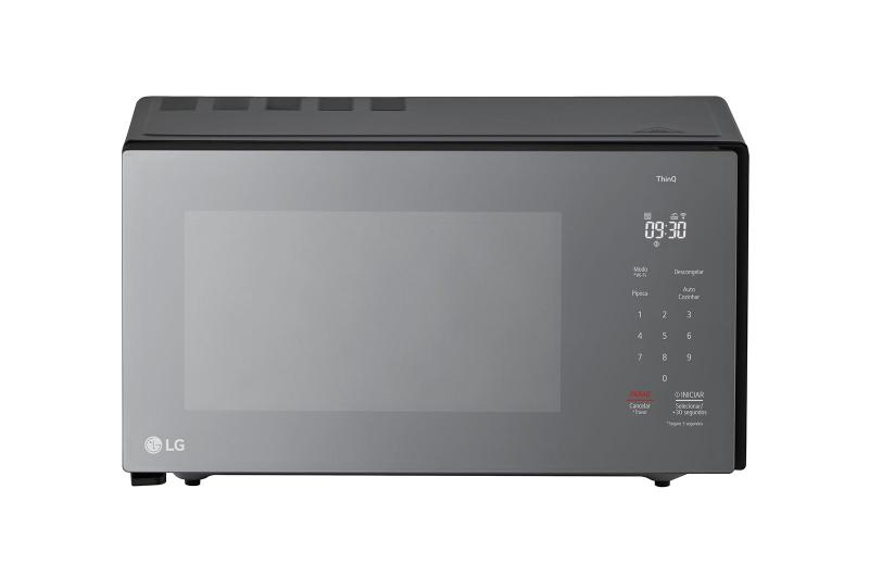 Imagem de Micro-ondas LG Grill NeoChef 30 litros 127V Espelhado Limpa Fácil ThinQ Scan to Cook MG3097NR